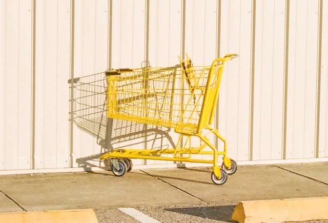 abandoned shopping cart