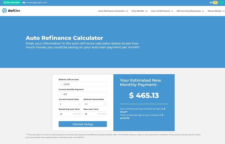 auto-refinance-calculator